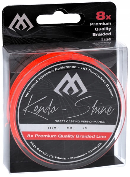 

Plecionka Kendo Shine/fluo ORANGE/0,14mm/150m