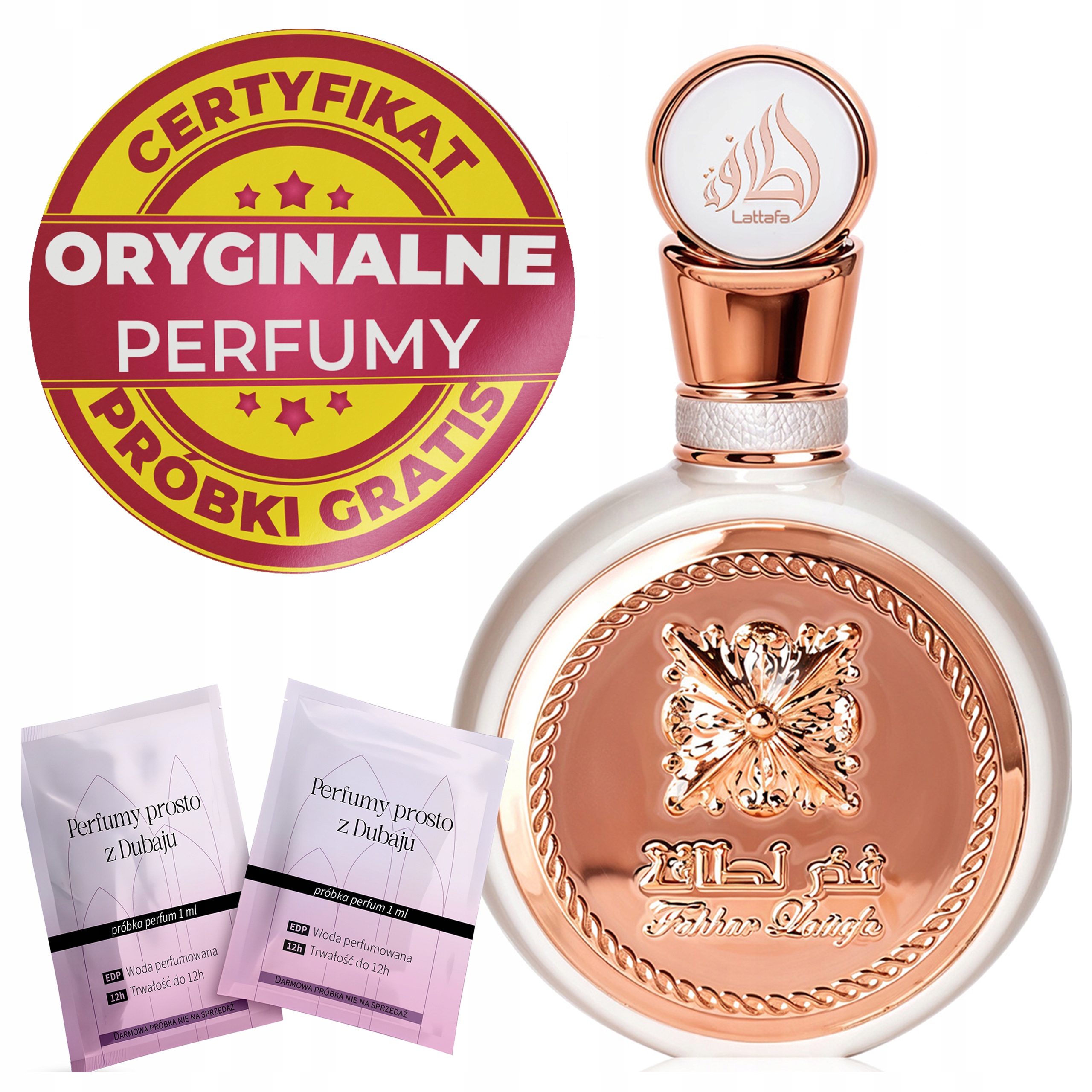 Dámské Parfémy Arabské Lattafa Fakhar Originální 100 ml Vzorky Certifikát