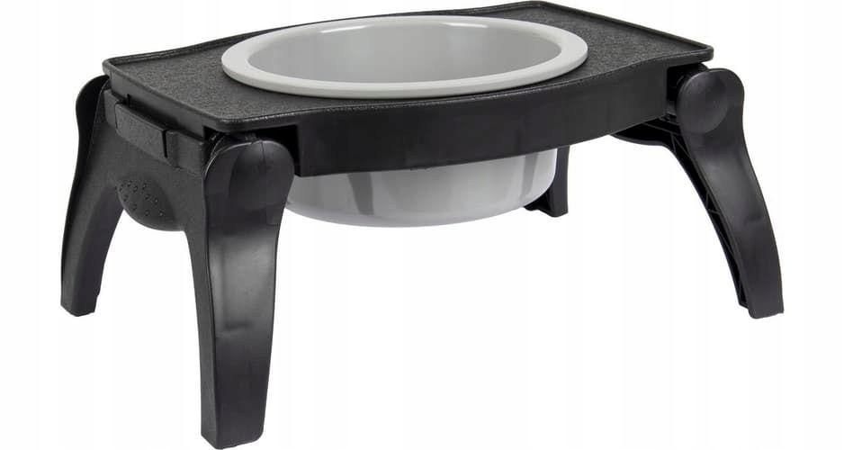 Levně Flamingo Cestovní miska Lilo černo šedá 1500ml