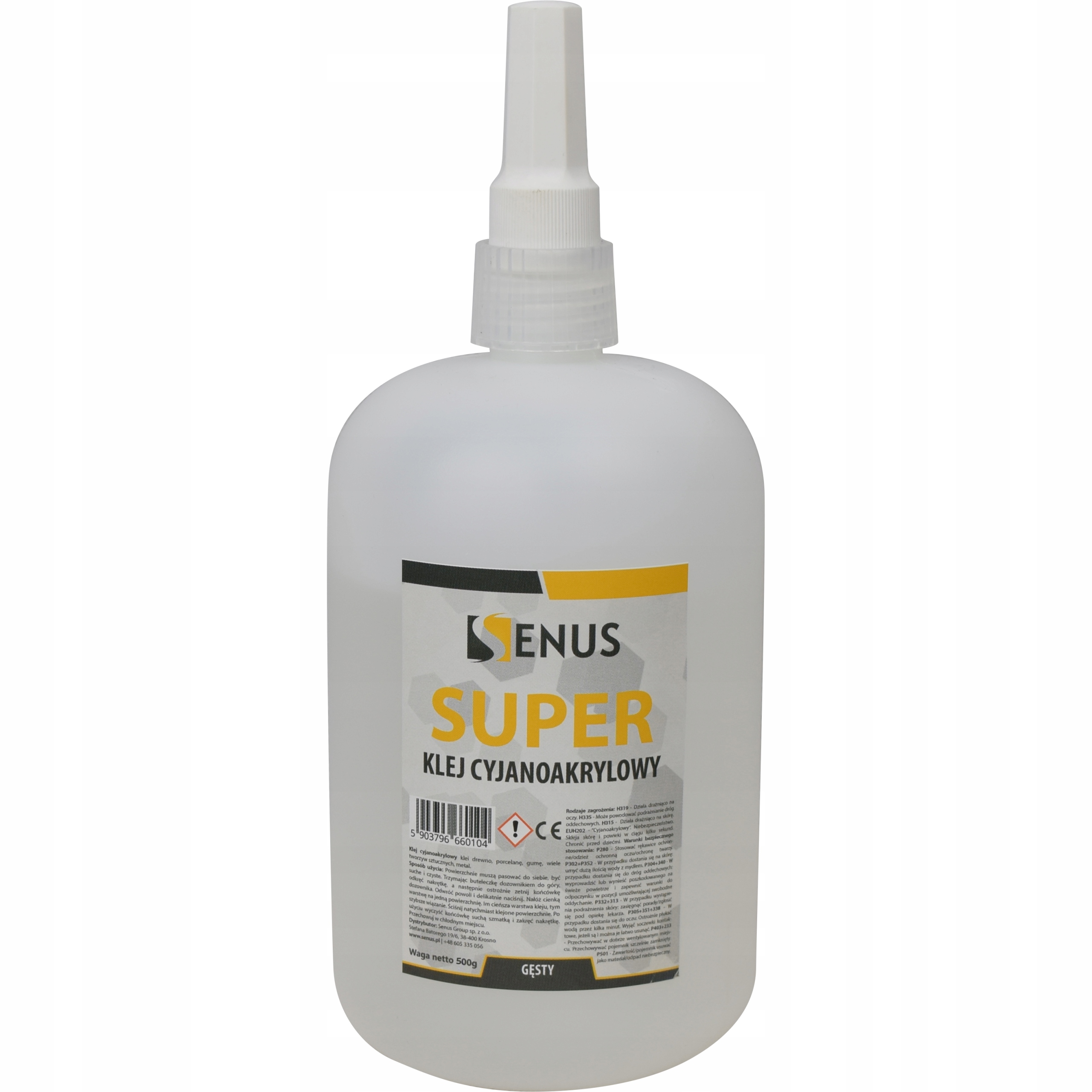 Kyanoakrylátové lepidlo Senus Ca Glue Husté 500g