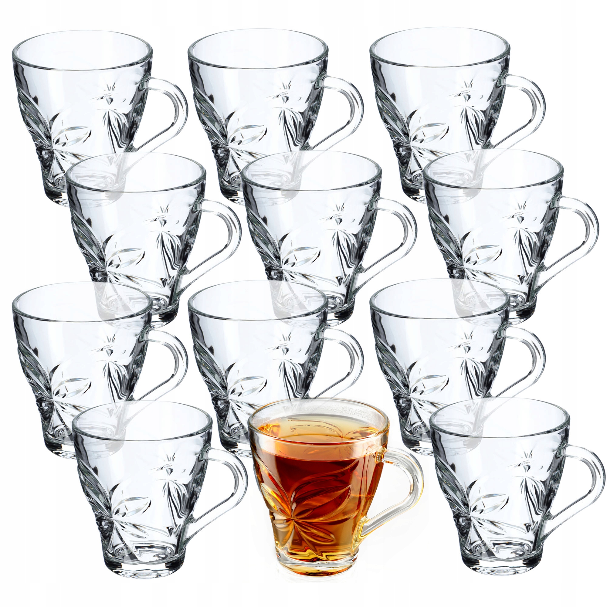 

Kadax Szklanki Szklanka Do Kawy Herbaty 250ml 12x