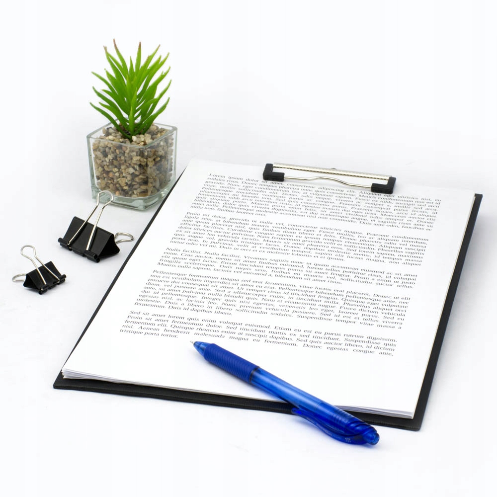 Clipboard deska z klipem A4 Czarna Liczba sztuk w ofercie 1 szt.