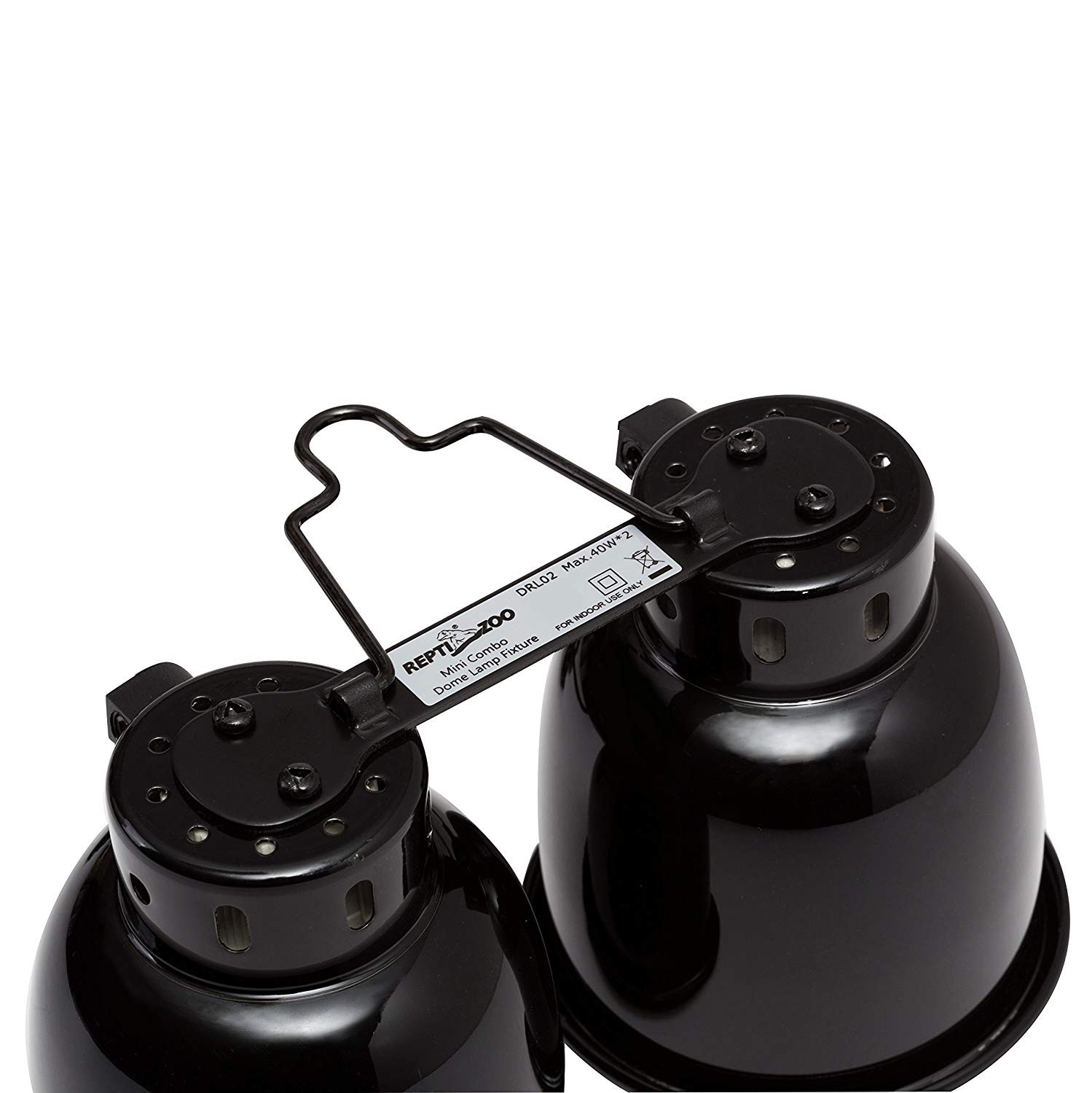 Levně Dvojitá Klasická Lampa Na Žárovky Pro Každé Terárium 2 x 40 W