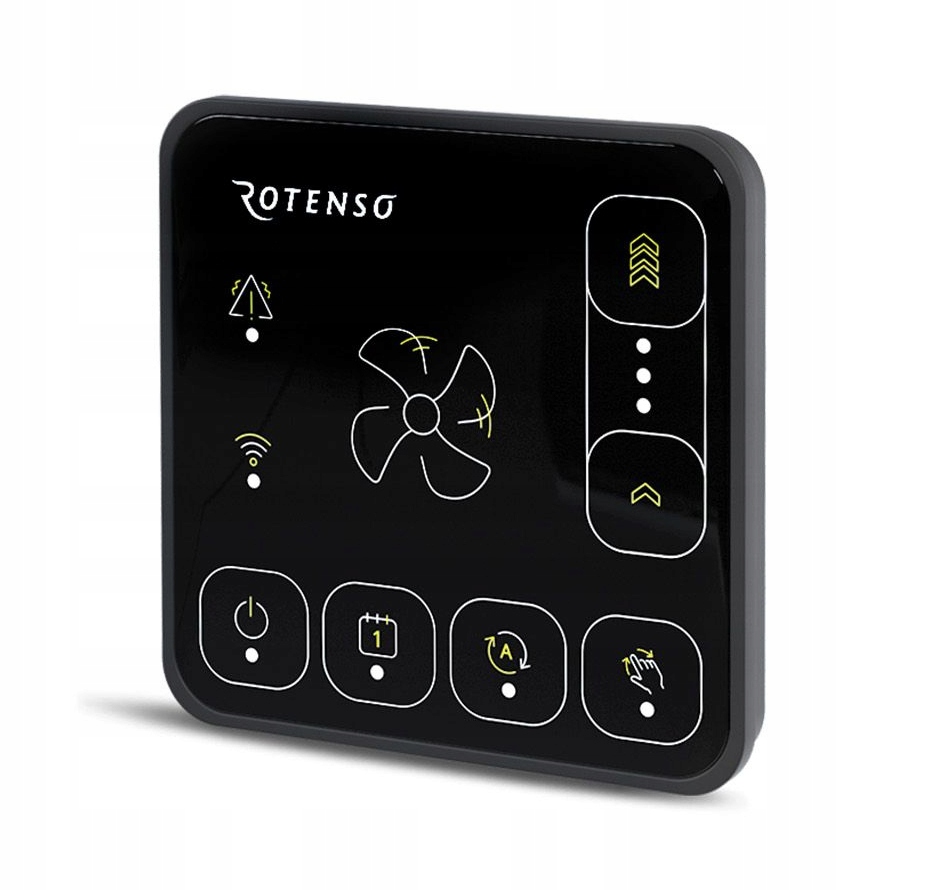 Ovládací Panel Iswitch Ti Black Pro Rekuperátory Rotenso Wentilo Icon