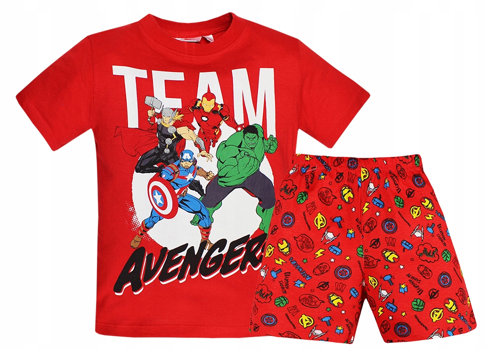 

Avengers Zestaw Dla Chłopca Spodenki Tshirt 104