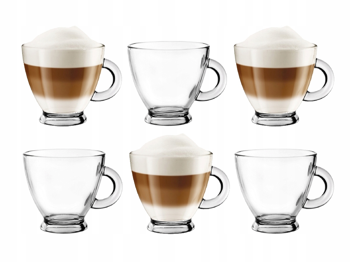 

6 x Filiżanka Do Kawy, Herbaty Z Uszkiem 230 ml