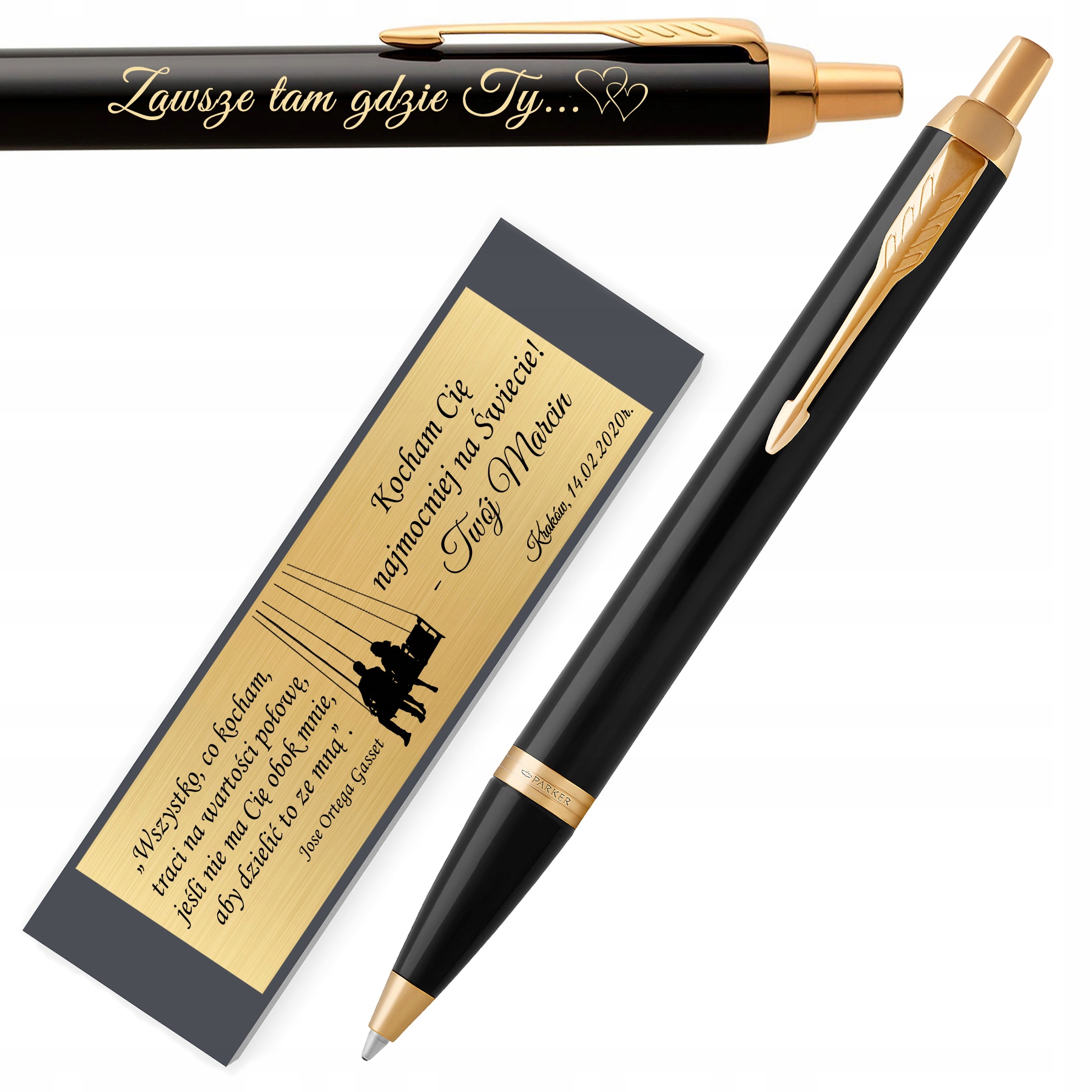 

Długopis Parker IM czarny Gt z Grawerem Tabliczka