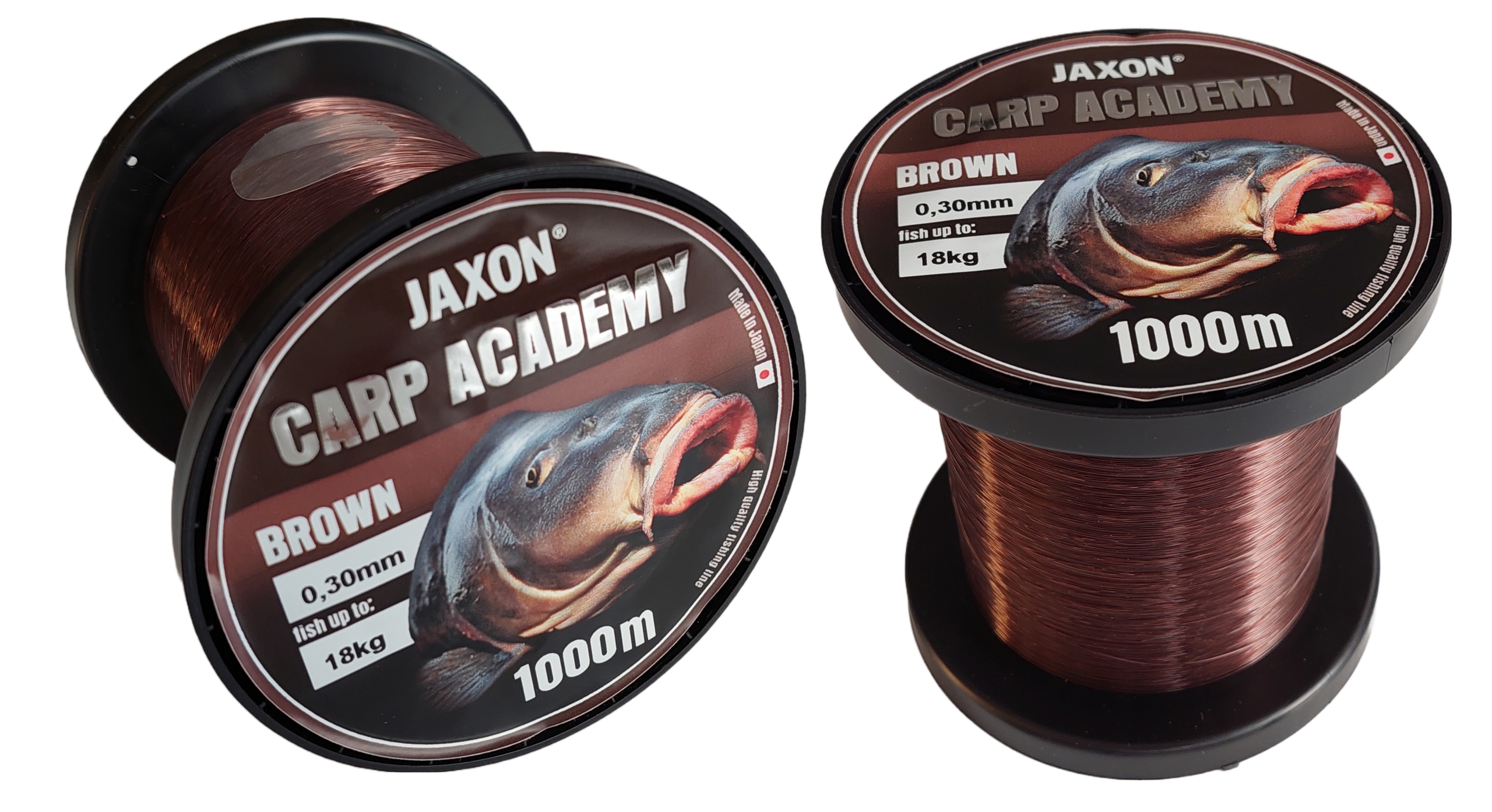 

Żyłka Jaxon Carp Academy Brown 0,30mm 18kg 1000m