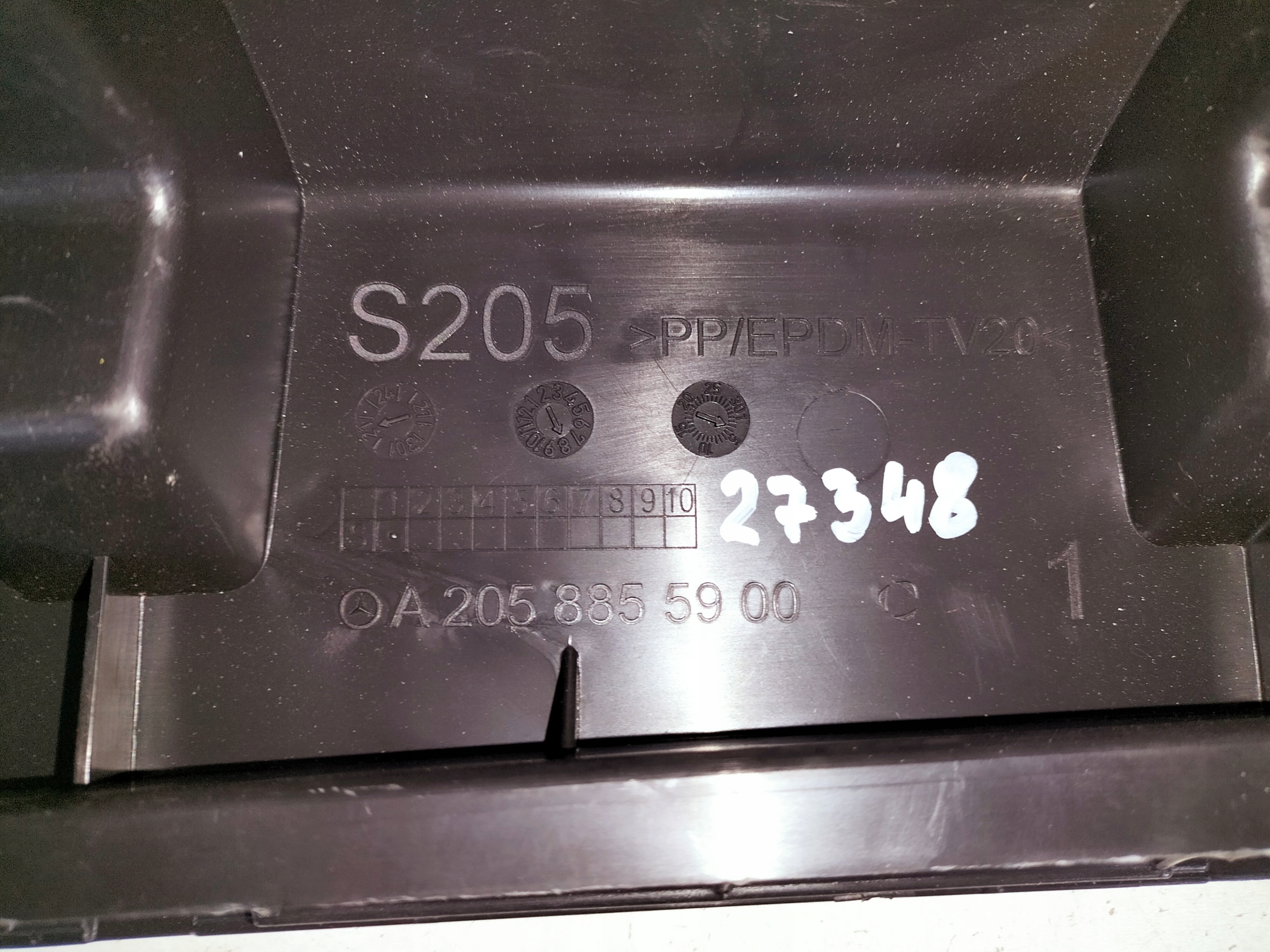 bumper bracket rear part MERCEDES C KLASA W205 14