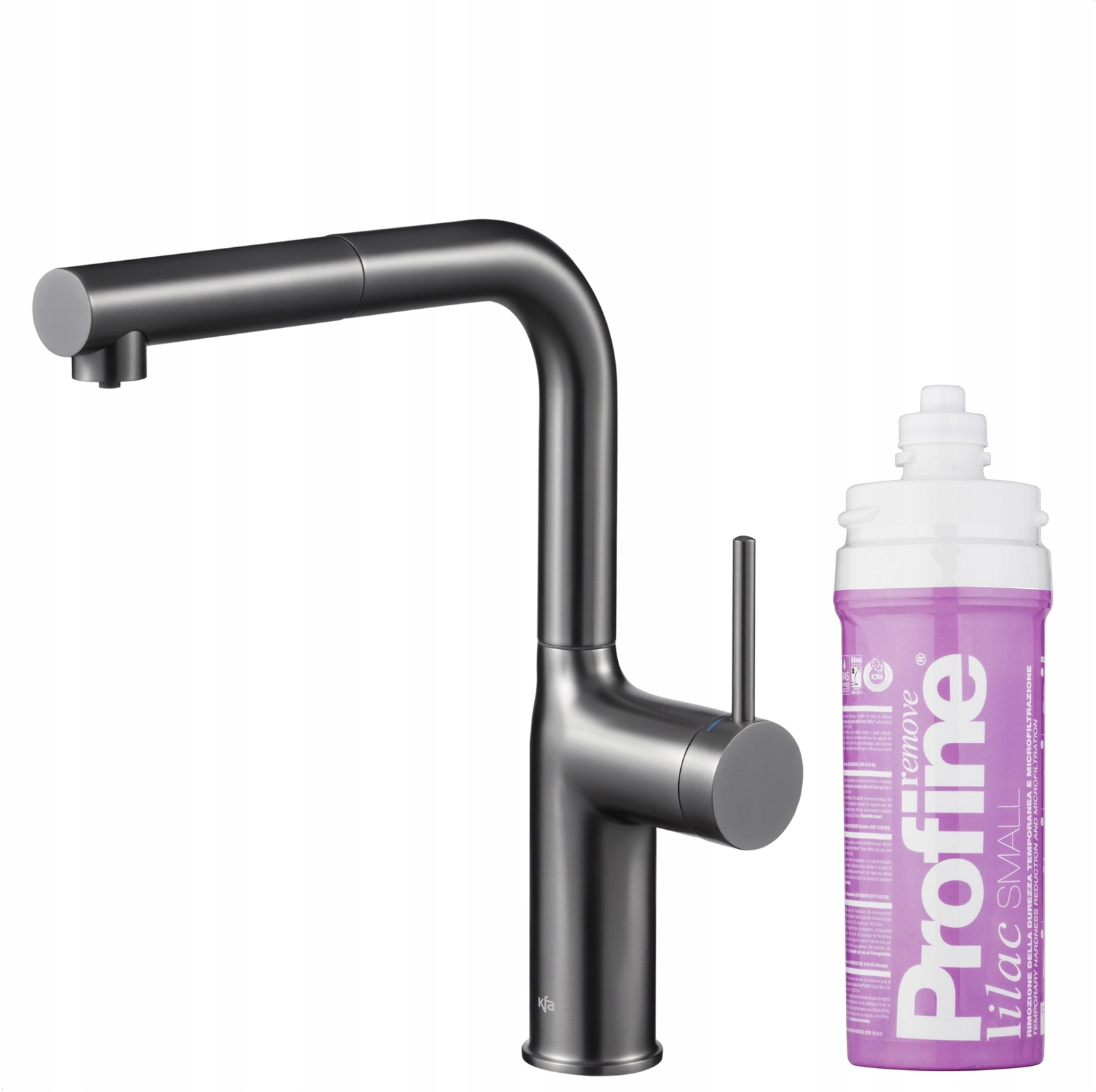 Kfa Kuchynská Batéria Duero Pure Move Profine Lilac S, Gun Metal Grey