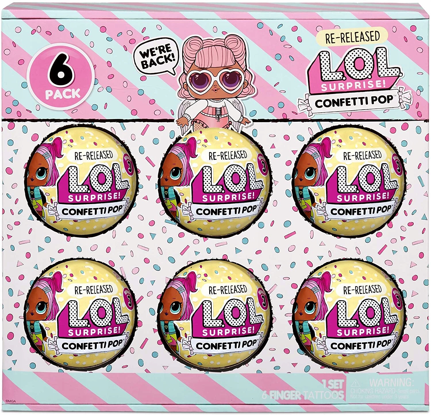 

L.o.l. Surprise Lol Confetti Kula 6-PAK Angel