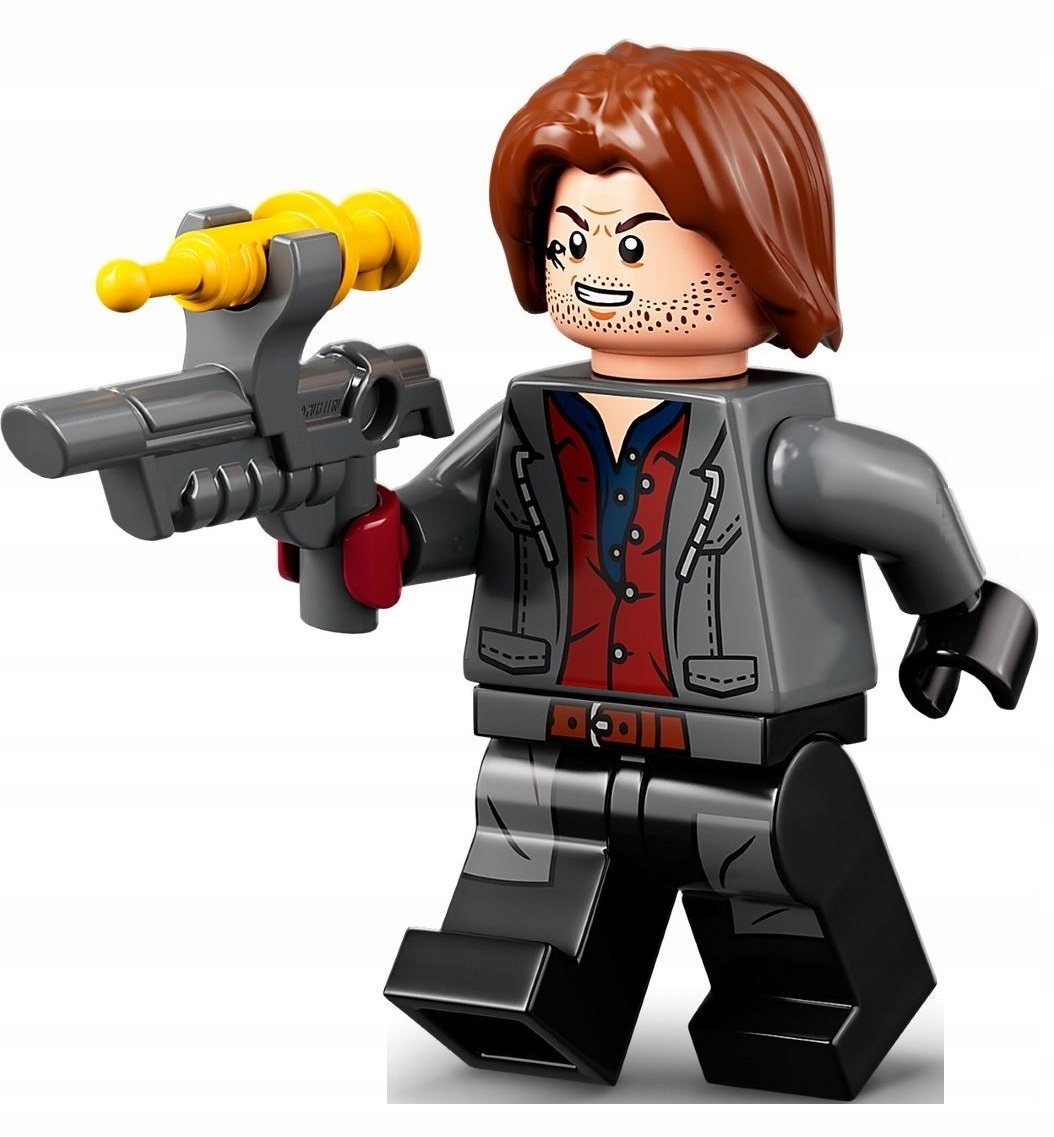 

Lego Jurassic World figurka Rainn Delacourt, broń