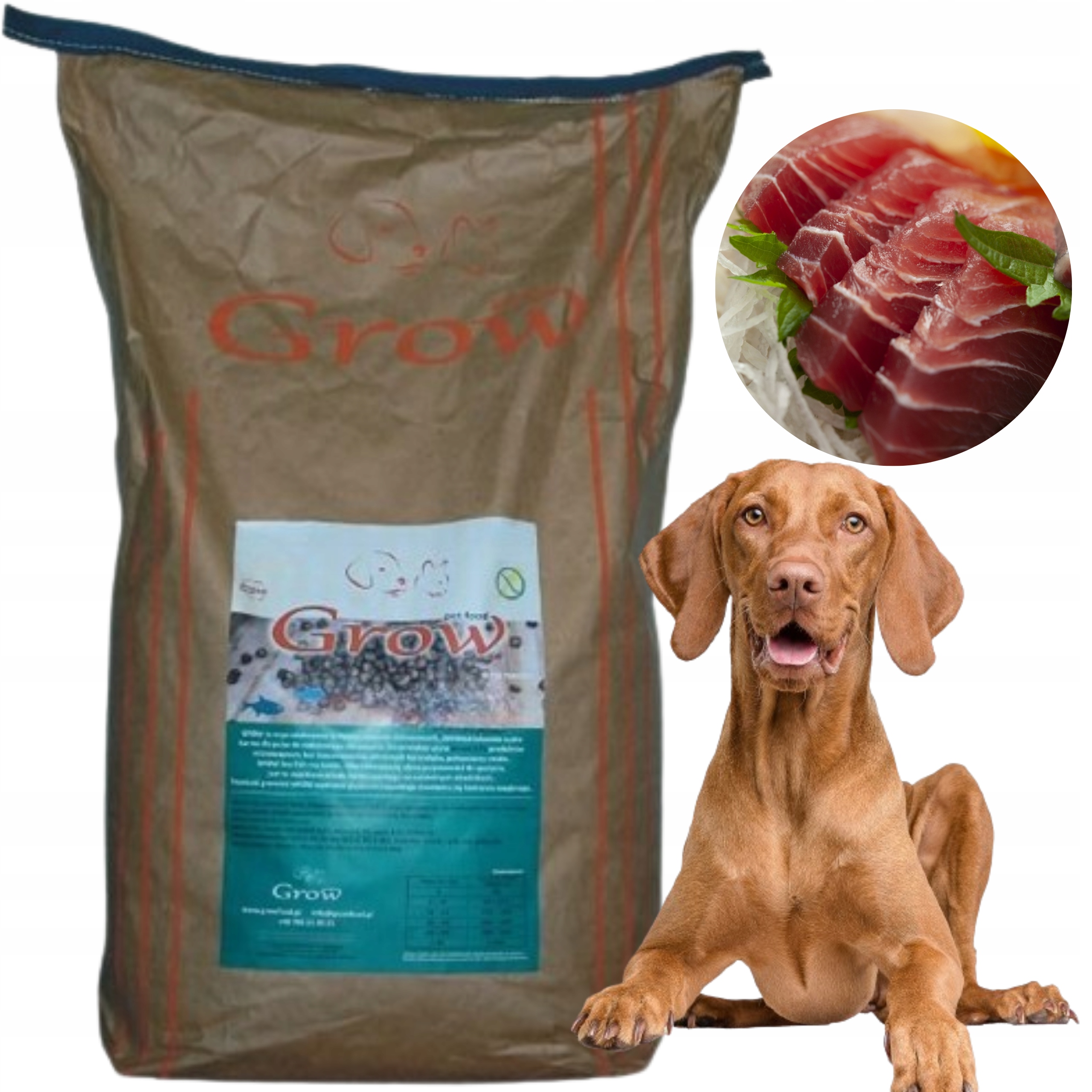 Levně Grow Ryba Mořská Dospělý S/m Suché Krmivo pro psa Adult Dog Fish 14 kg