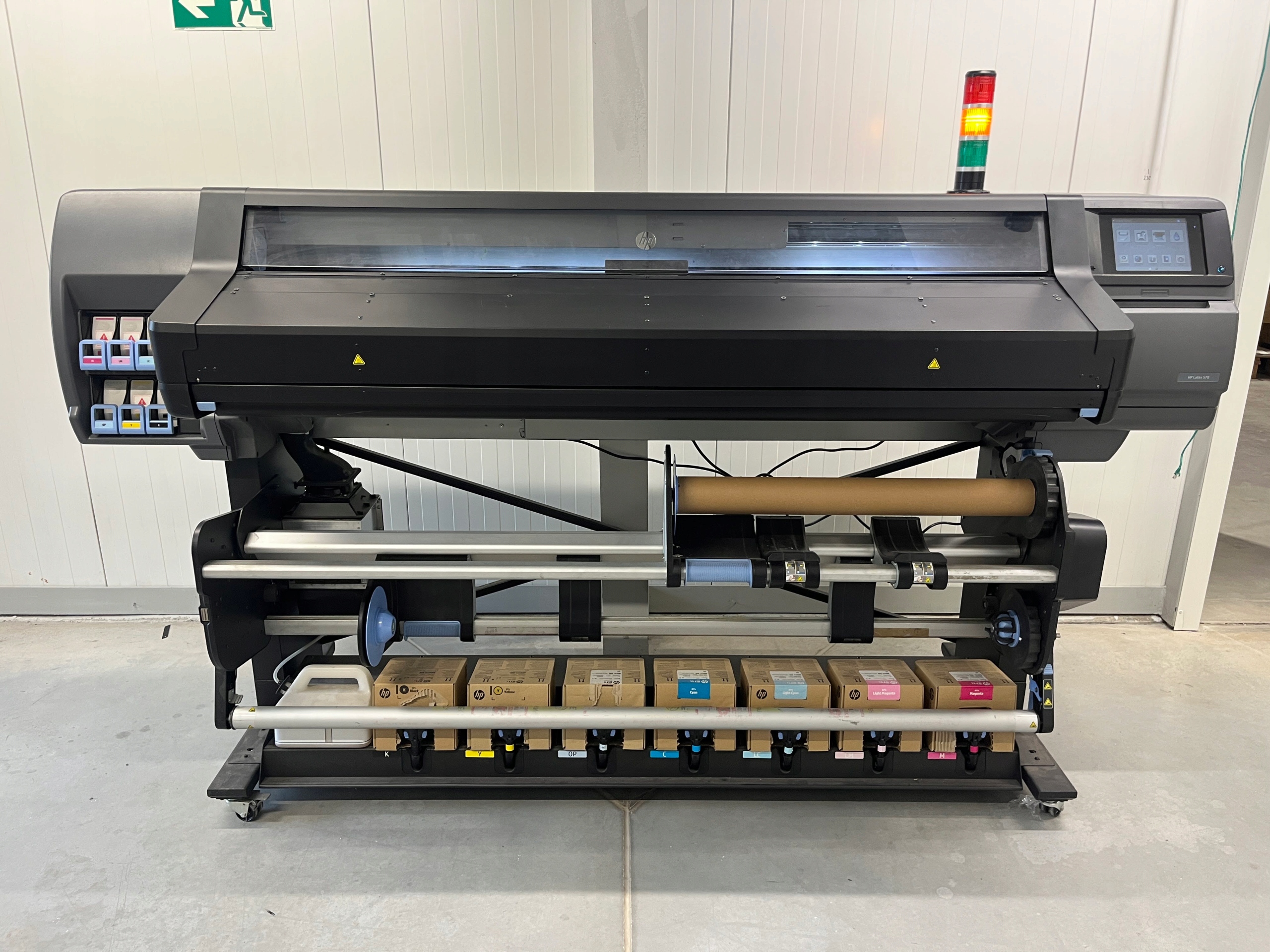 Hp Latex 570 příslušenství a Rip bonus! nízký kilometrový výkon 18 tisíc m2