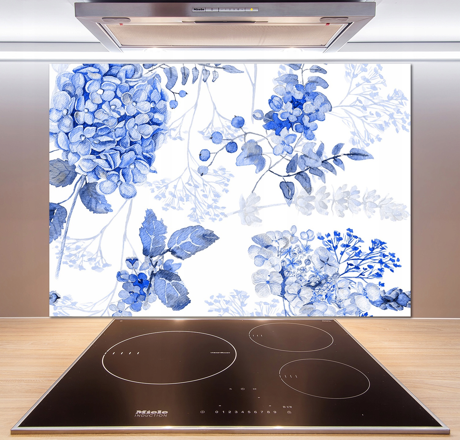 

Panel do kuchni Kwiecisty wzór 100x70 cm + Klej