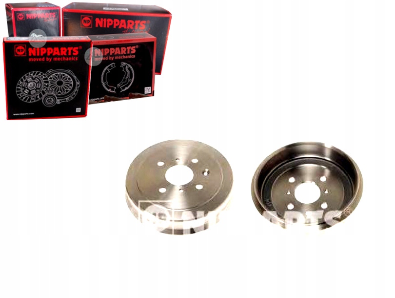 KOMPLET BĘBNÓW HAMULCOWYCH NIPPARTS +GRATISY