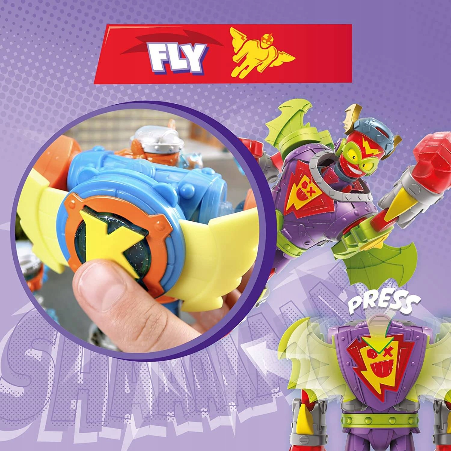 SUPER ZINGS THINGS SUPERBOT KAZOOM POWER ROBOT Typ zestaw