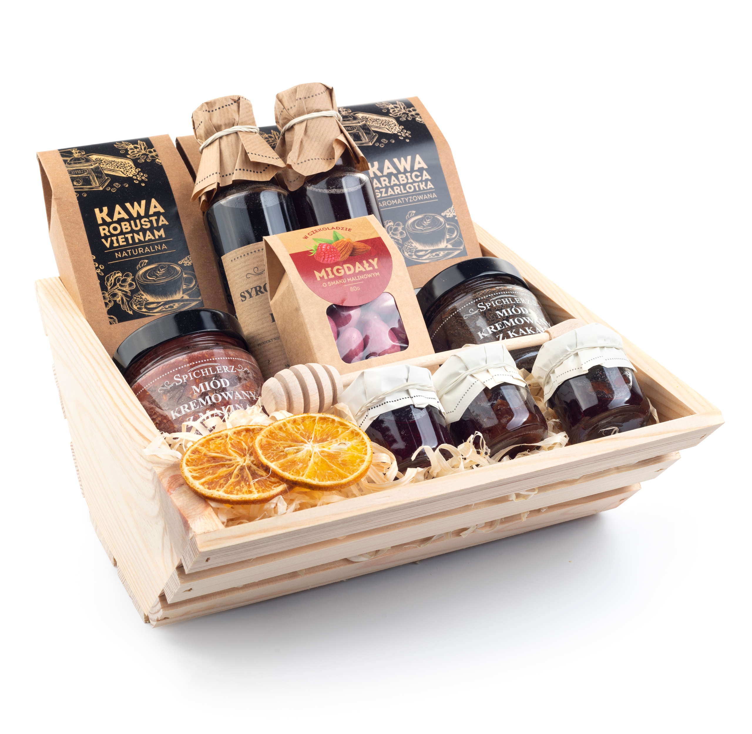 Levně Premium sada sladkostí Káva med dárek k narozeninám, výročí svatby