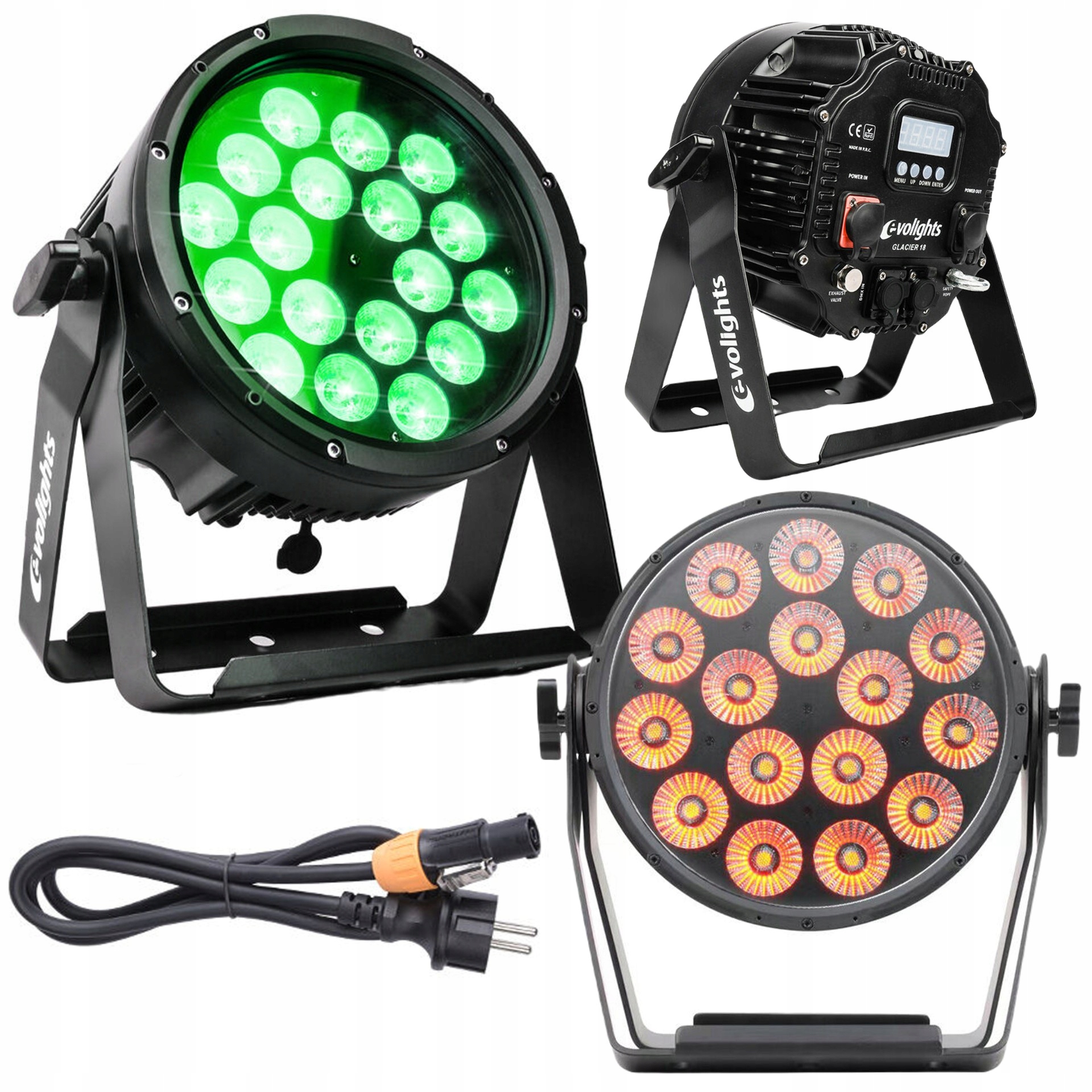 Reflektor par Evolights 18x12W RGBWA-UV IP65 wodoodporny