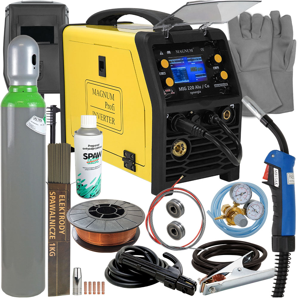 Magnum MIG 220 LCD Synergia 200A комплект migomat