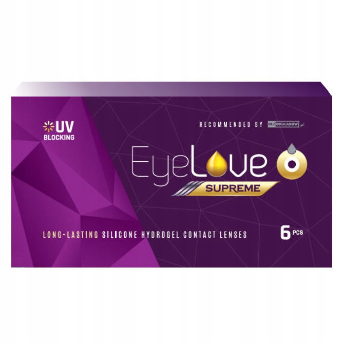 

EyeLove Supreme 6 szt. moc -1,50 Bc 8,7