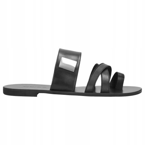 

Buty Wojas Klapki damskie skóra czarne r. 37