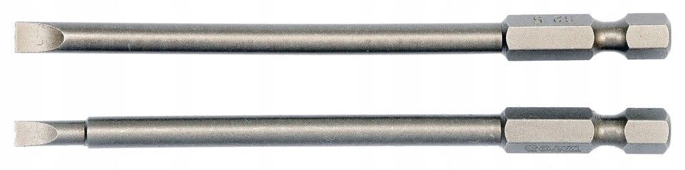 

Końcówki wkrętakowe 1/4, płaskie: 4x100mm 5x100mm