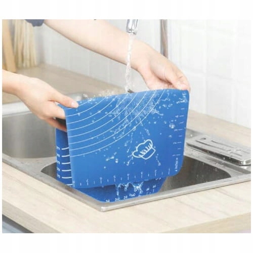 STOLNICA SILKONOWA MATA KUCHENNA DO CIASTA CIASTEK PODKŁADKA NA BLAT Długość (cm) 50