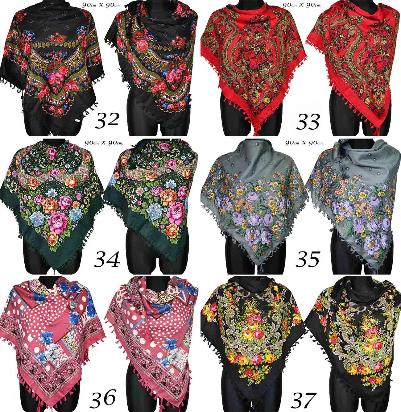 Chusta Góralska Chusta LUDOWA Elagancka Folk Modne Materiał dominujący syntetyk