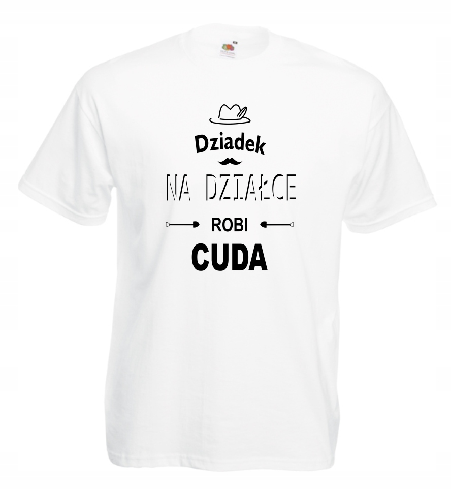 

Koszulka męska Dziadek Na Działce Robi Cuda r XXL