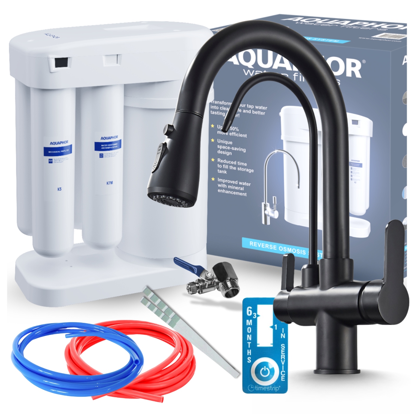 Filter Reverznej Osmózy Aquaphor Morion Kuchynská Batéria Trojcestná Čierna