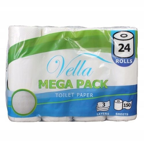 

Papier toaletowy Vella 24rol 3Warstwy Jakość