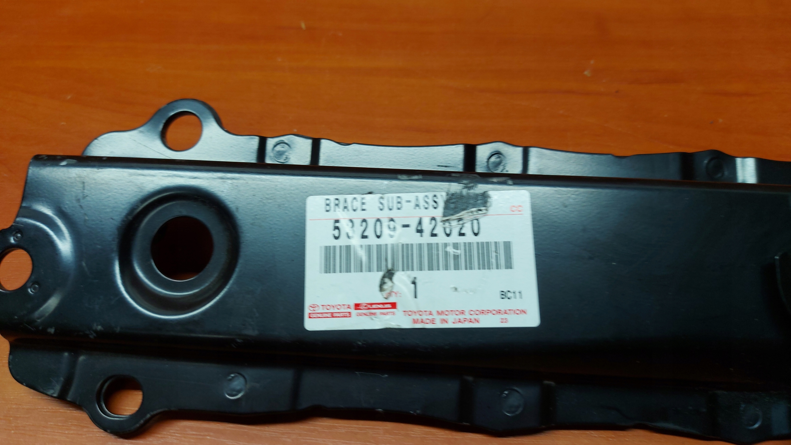 console pillar radiator supports DOL lower front TOYOTA RAV4 IV 12
