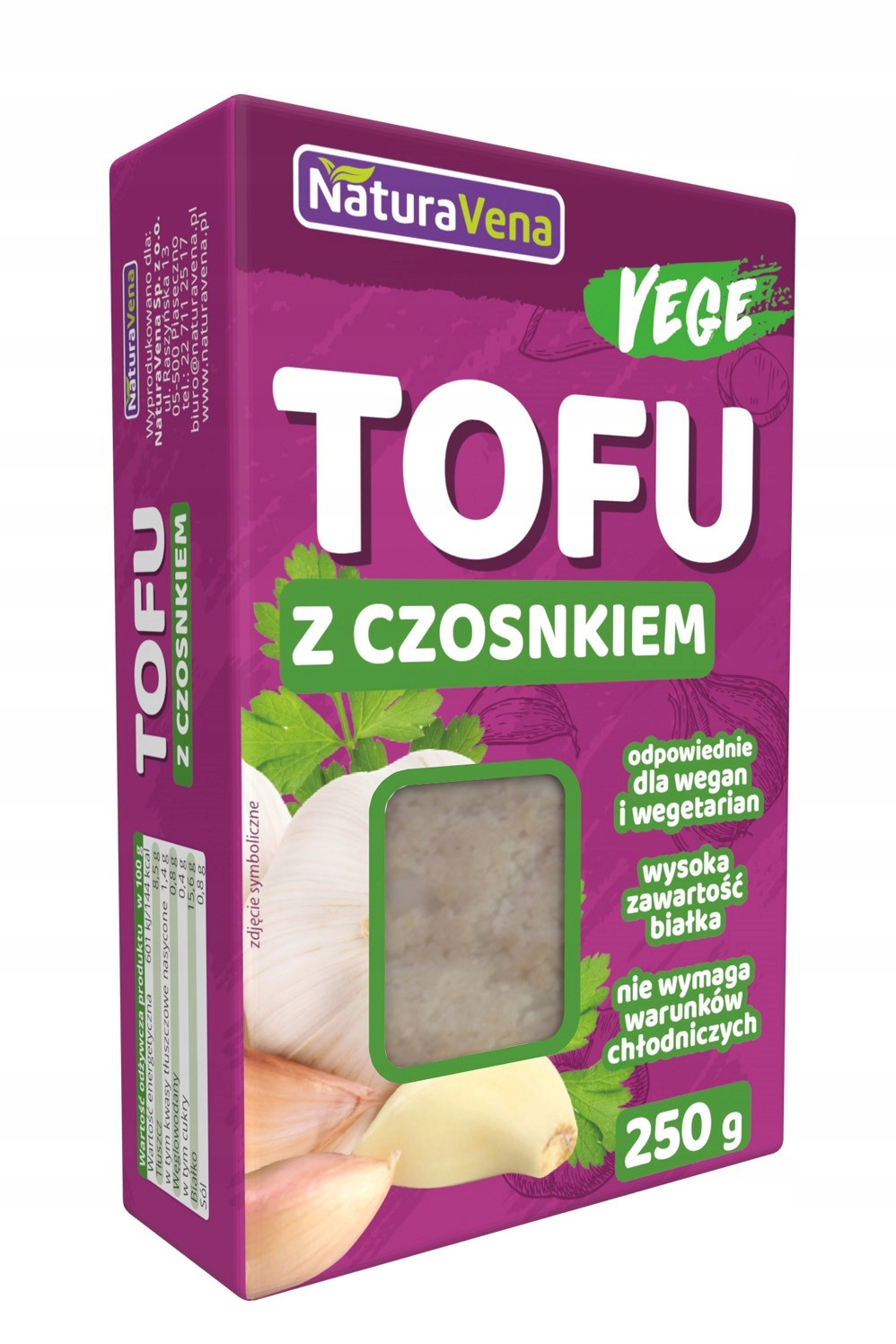 6x Tofu Z Czosnkiem 250 g Naturavena