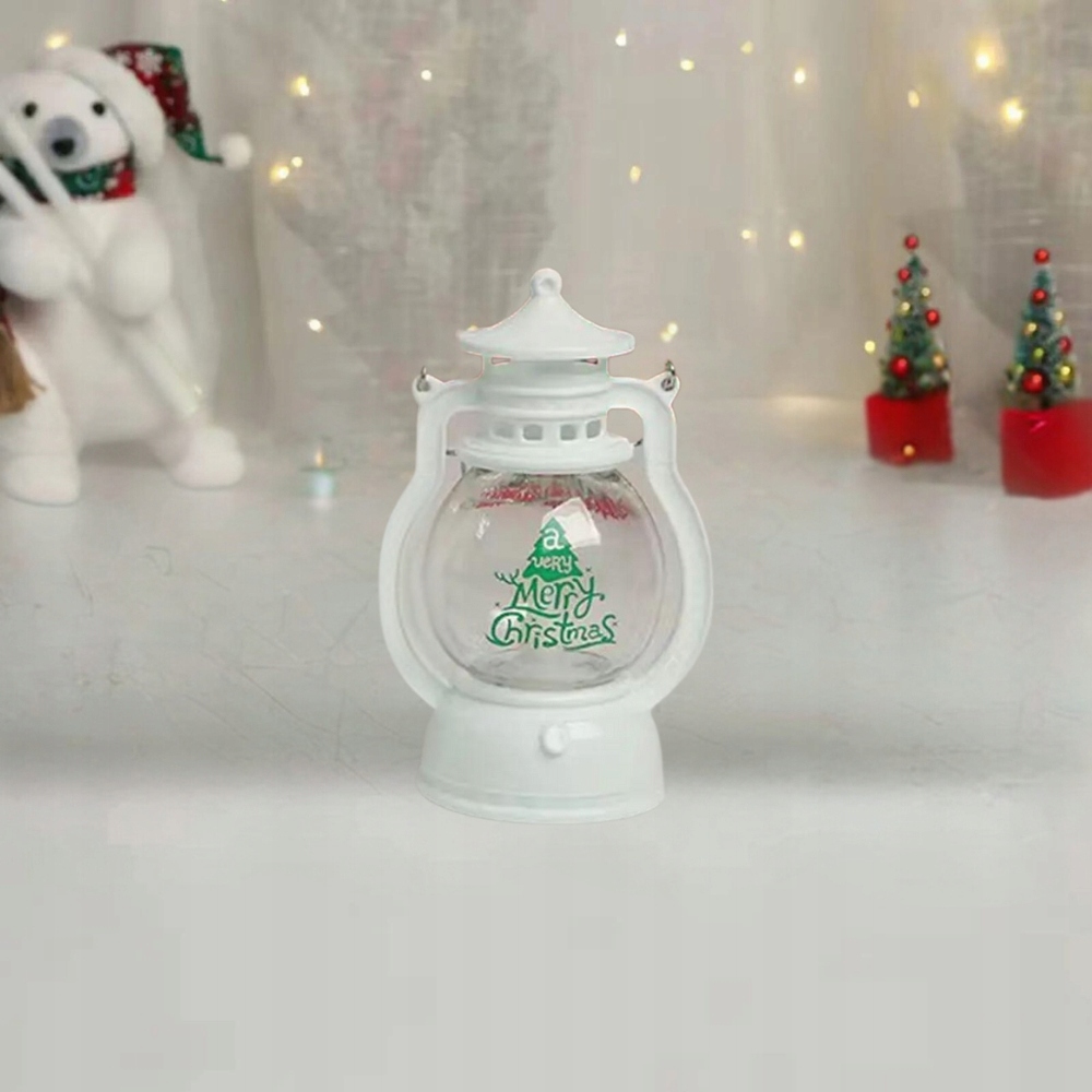 LAMPION LED 12,6 CM MERRY CHRISTMAS ŚWIECZNIK DEKORACJA OZDOBA LATARENKA Materiał plastik