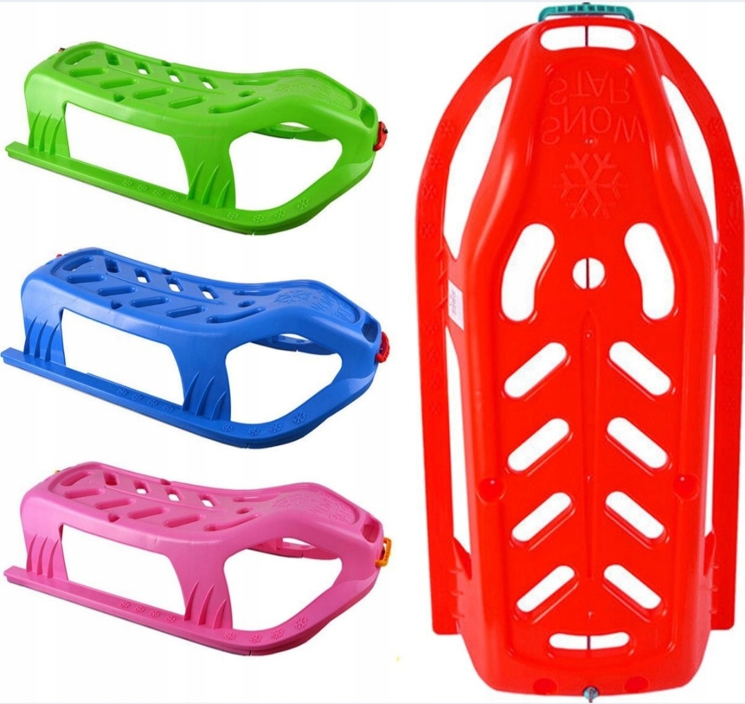 Plastikowe sanki tradycyjne Marmat Snow Star MIX Kolorów