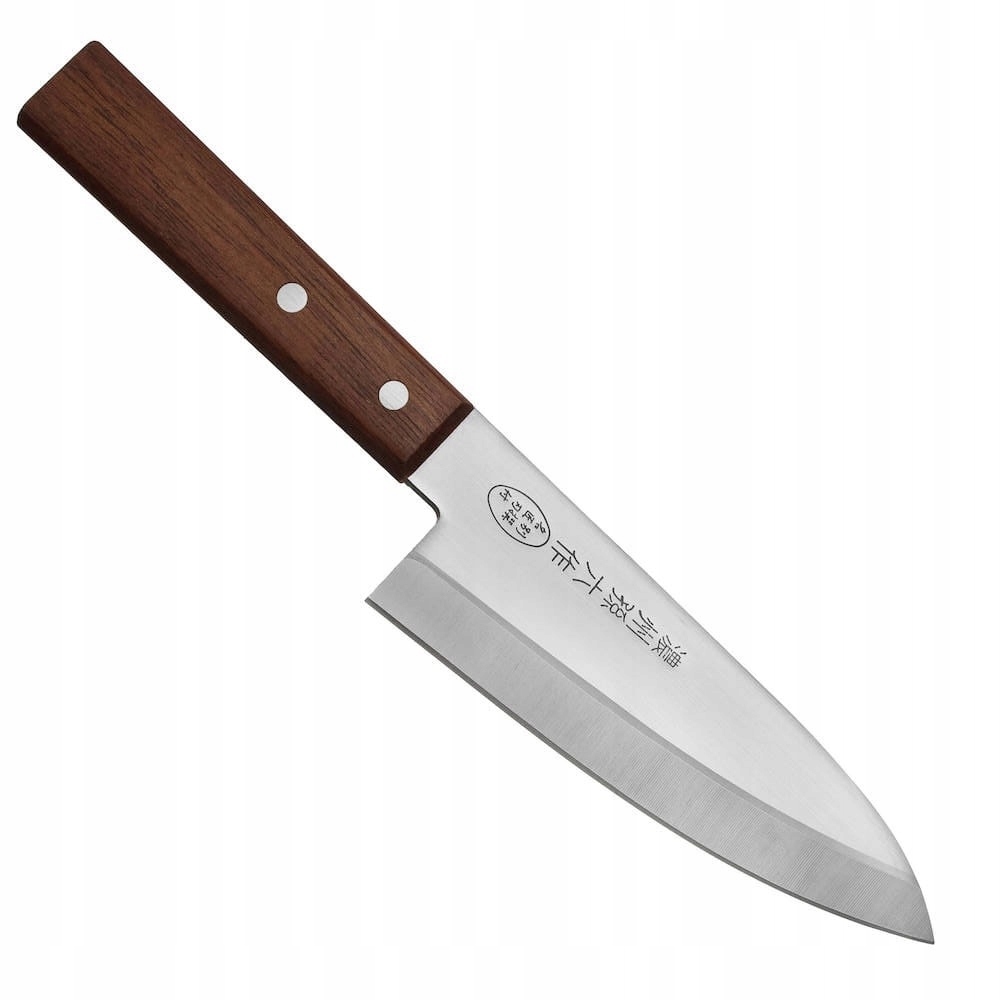 Satake Tomoko 420J2 Japonský ostrý Nůž Deba na filetování 15,5 cm