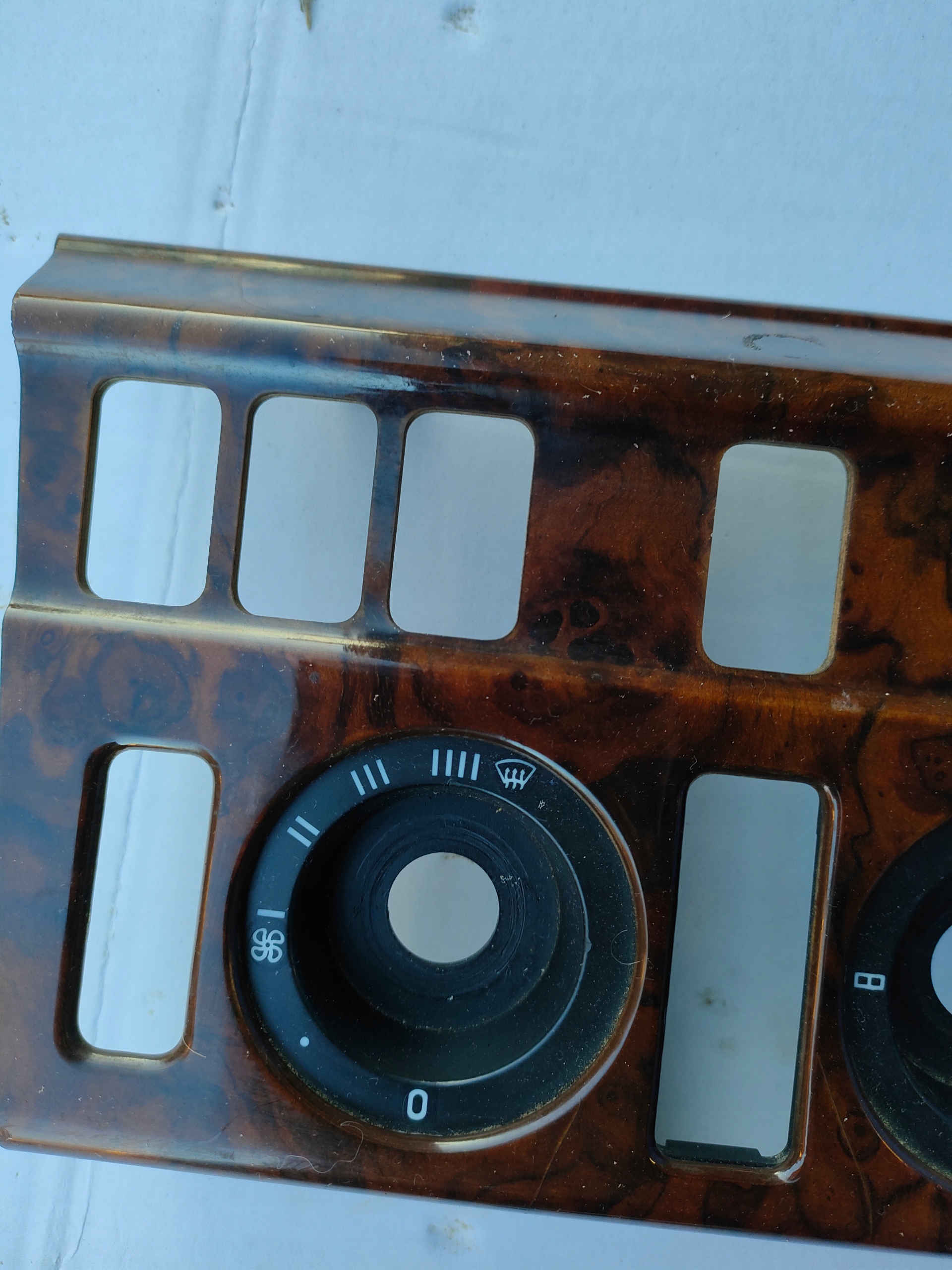 PANEL RÁM dřevo DEKOR PANELU klími klimatizaci MERCEDES W124