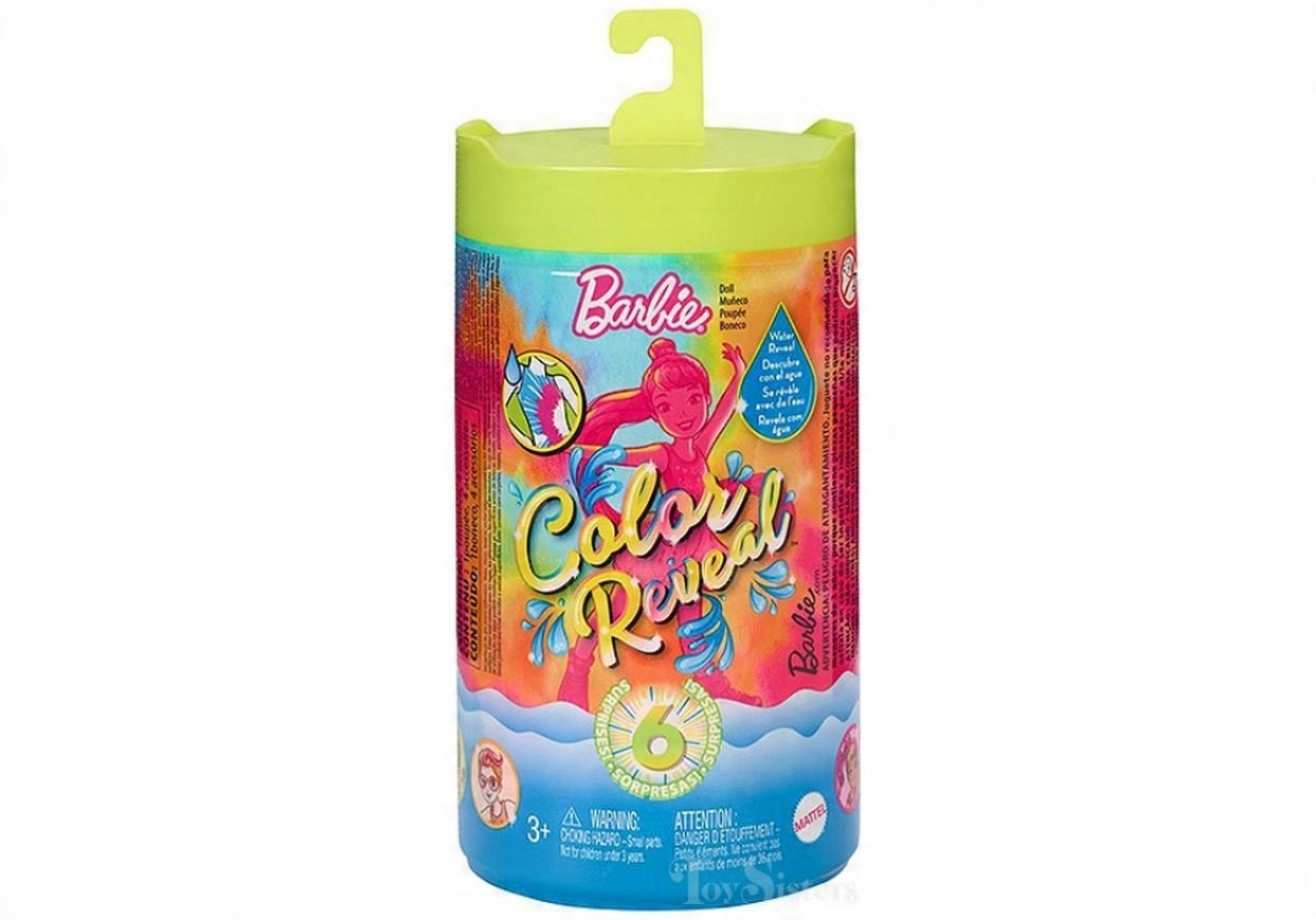

Mattel Barbie Color Reveal Chelsea Lalka Neon HCC9