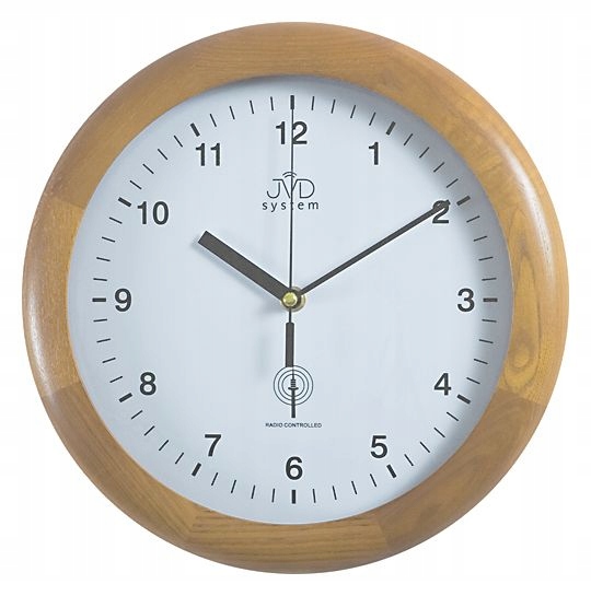 Rádiom riadené nástenné hodiny Jvd system RH2341/68 30cm