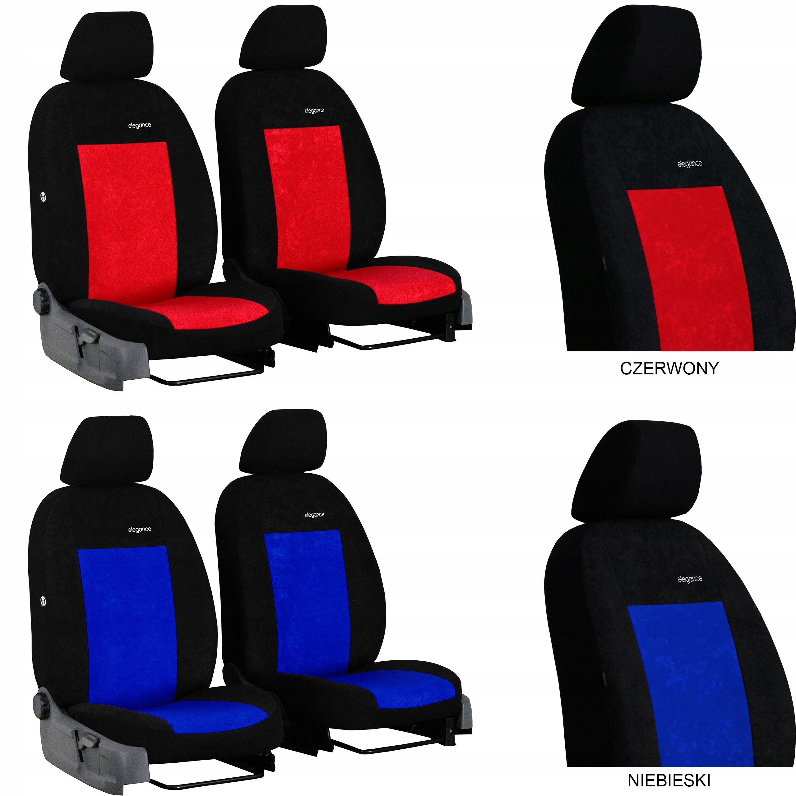 FIAT DUCATO 2 1+1 POKROWCE SAMOCHODOWE MIAROWE Typ pokrowiec