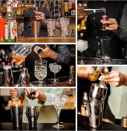 Miarka dwustronna do Alkoholu Miarka Barmańska do Drinków 25ml i 50 ml Rodzaj miarka