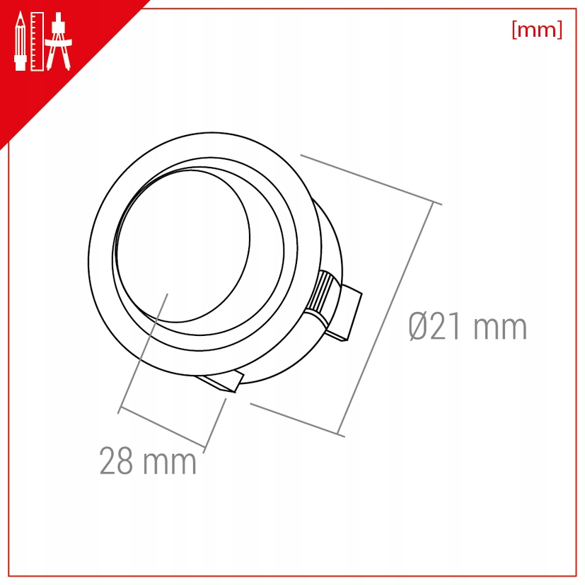WYŁĄCZNIK KOŁYSKOWY WYŁĄCZNIK MEBLOWY DO LAMP LED Marka furniLED