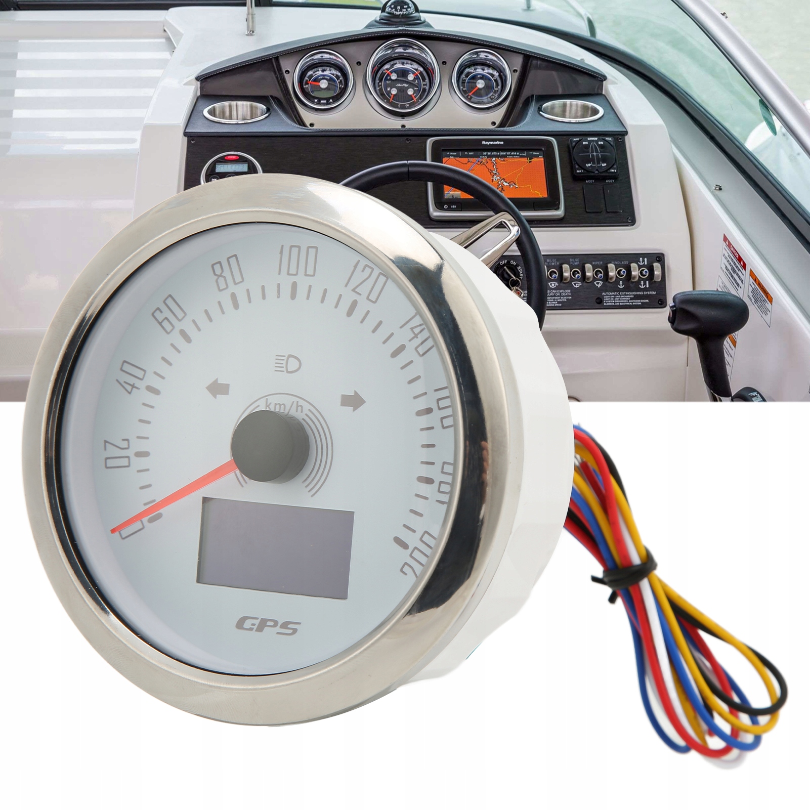 NIERDZEWNA NA ZEGARY LICZNIK GPS 0-200KM/H Marka bez marki