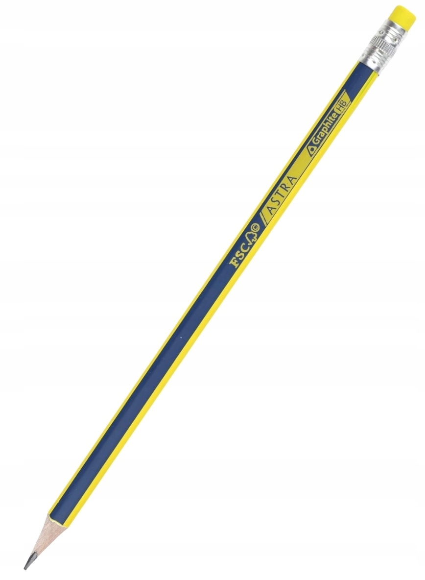 

Ołówek Trójkątny Hb z Gumką Astra