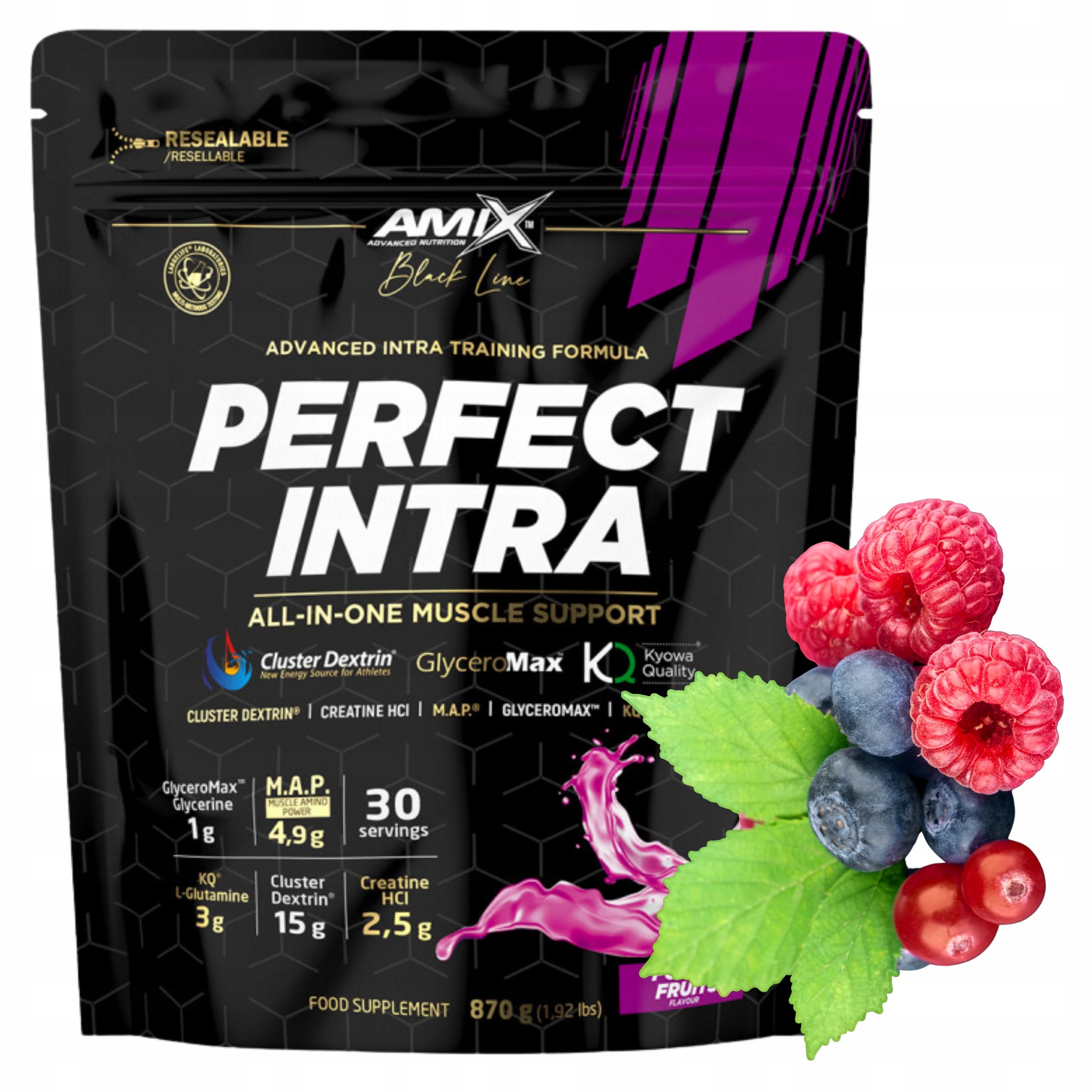 Amix Perfect Intra Sacharidy Aminokyseliny Regenerace Svalová pumpa