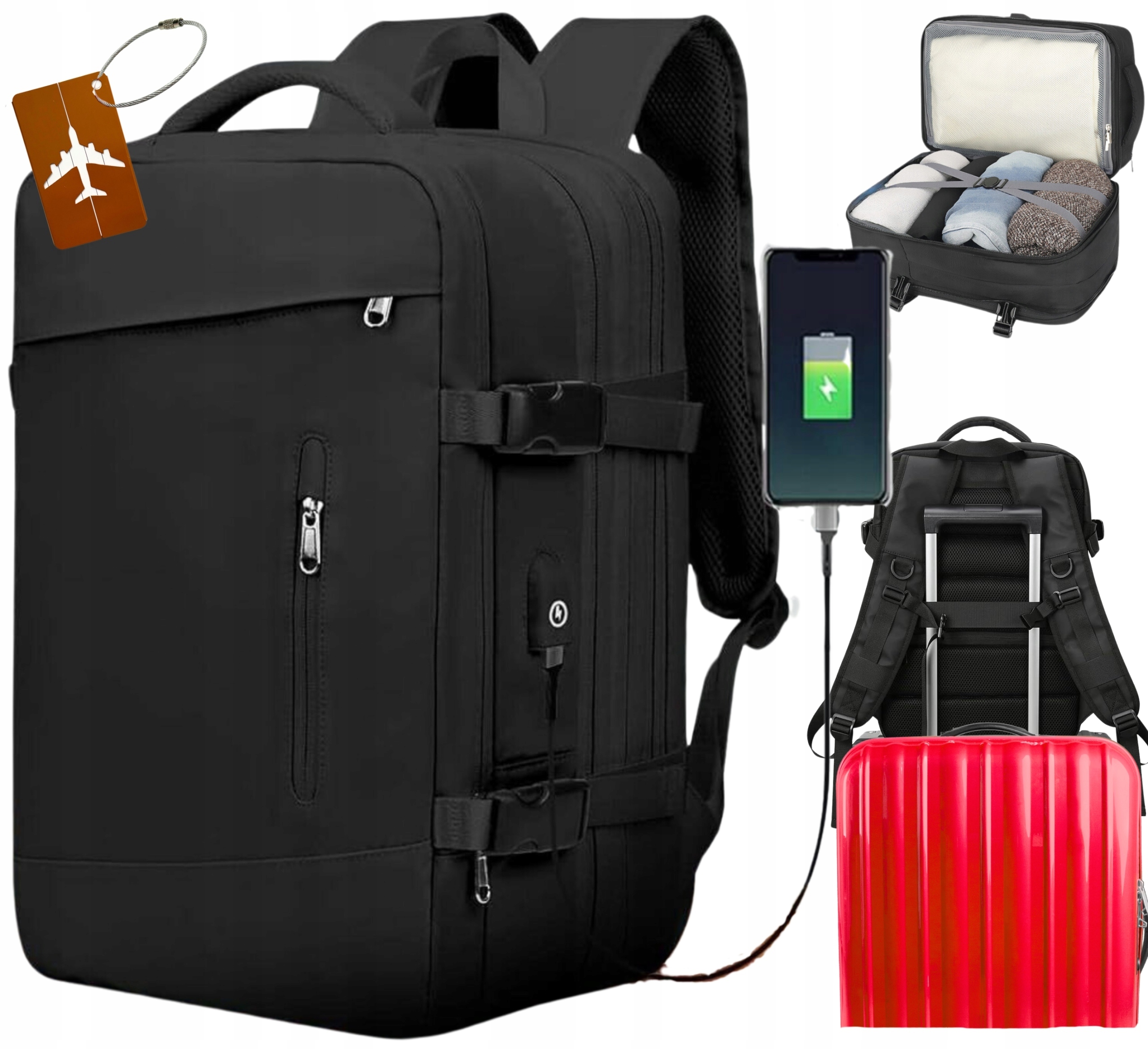 Plecak Turystyczny Do Samolotu Ryanair Podręczny Wizzair