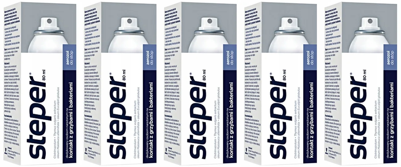 Steper Aerozol Do Stóp Przeciw Grzybicy 80ml