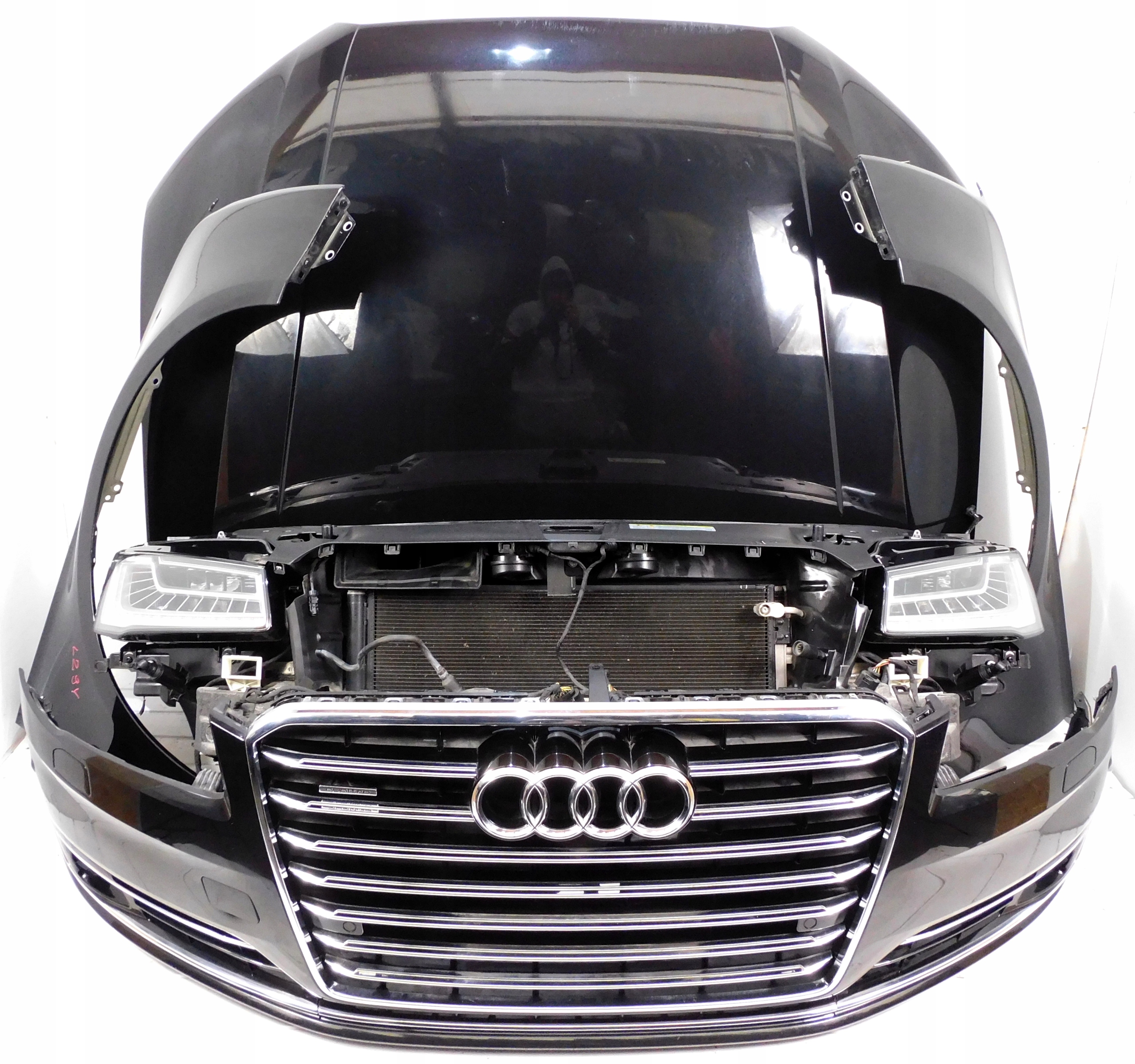 AUDI A8 D4 4H LIFT KOMPLETNY PRZÓD ZDERZAK LAMPY MASKA PAS LZ9Y MATRIX