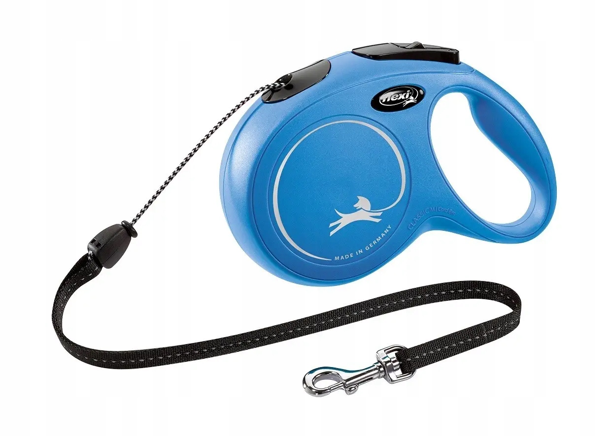 Levně Flexi Vodítko automatické M New Classic lanko 8m modré